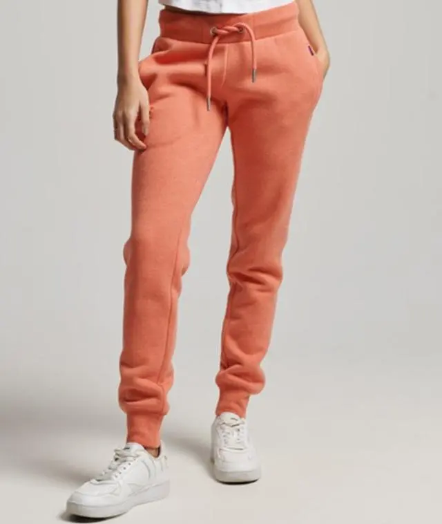 Superdry & Co Women's Vintage Logo Embroidered Joggers Coral / LA Coral Marl - 