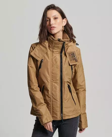 Superdry Women's Mountain SD-Windcheater Jacket Brown / Sandstone Brown - 