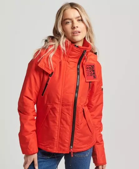 Superdry Women's Mountain SD-Windcheater Jacket Red / High Risk Red - 