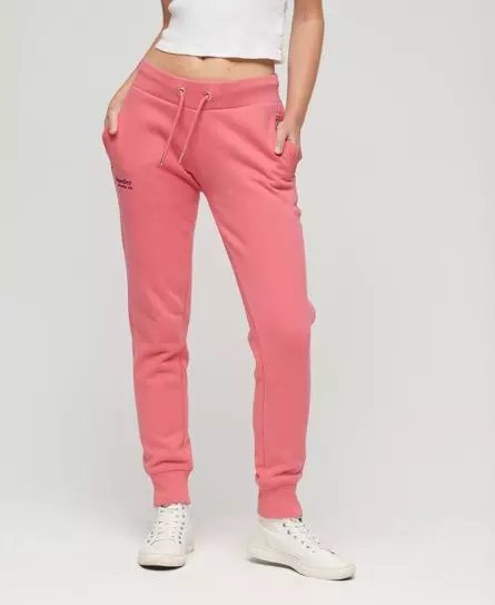 Superdry Women's Essential Logo Joggers Pink / Camping Pink -