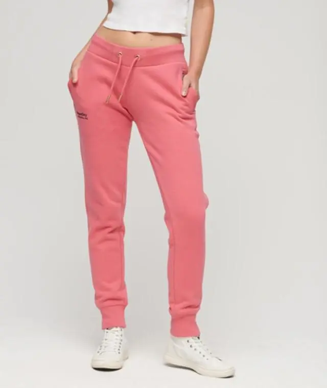 Superdry Women's Essential Logo Joggers Pink / Camping Pink - 