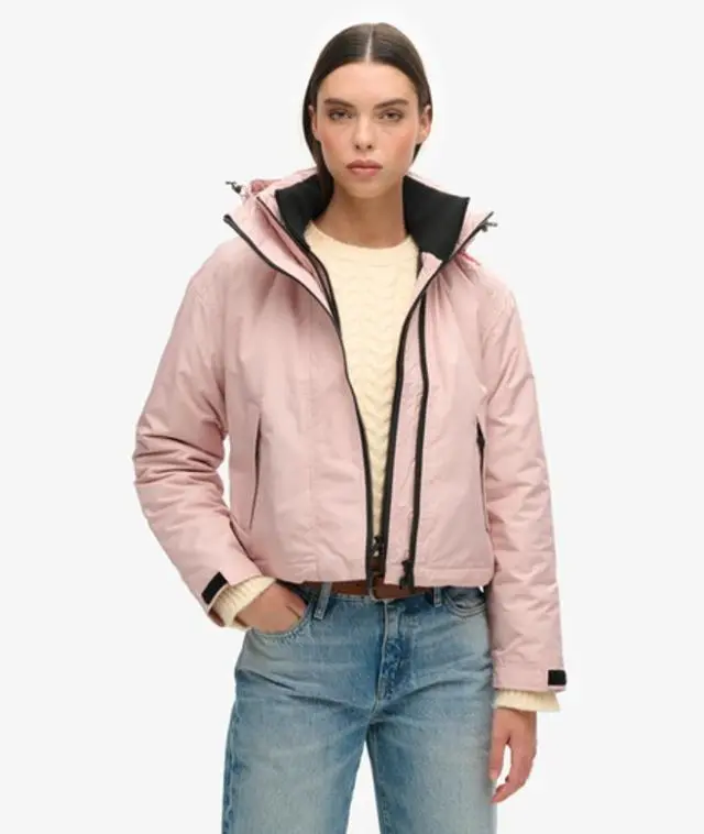 Superdry Women's Code Sd-windcheater Jacket Pink / Vintage Blush Pink - 