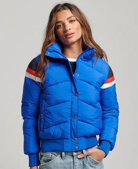 Womens retro puffer jacket new arrivals