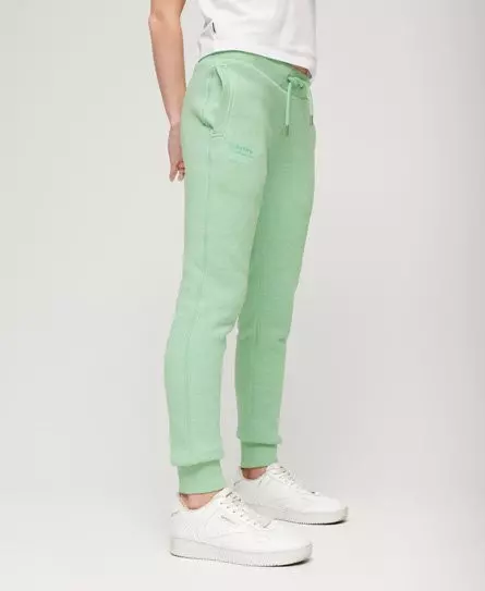 Superdry Women's Essential Logo Joggers Green / Minted Green Marl -