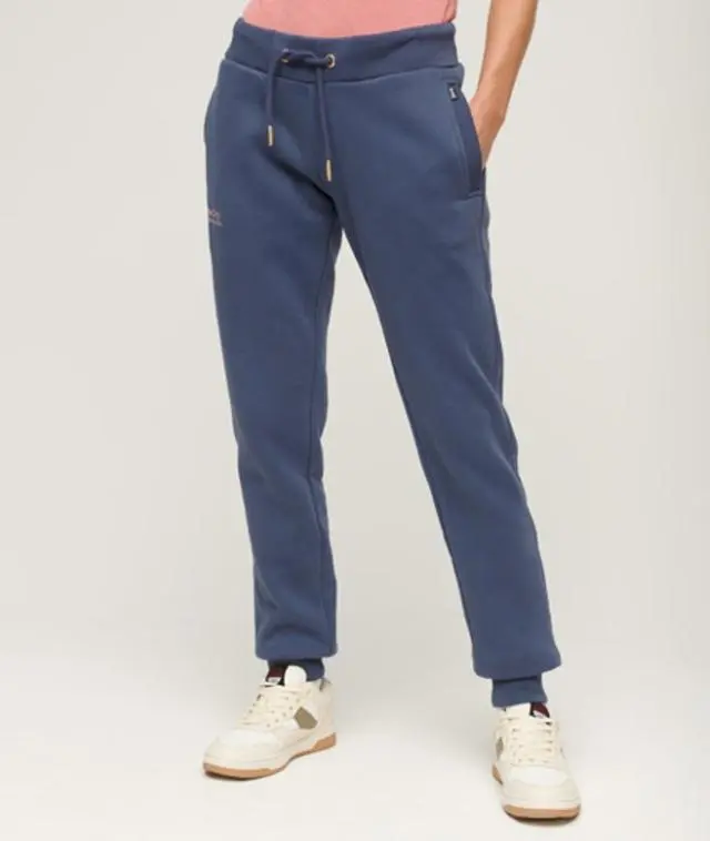 Superdry & Co Women's Essential Logo Joggers Navy / Mariner Navy - 