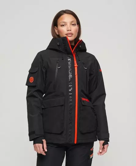 Superdry Women's Sport Ultimate Rescue Ski Jacket Black -
