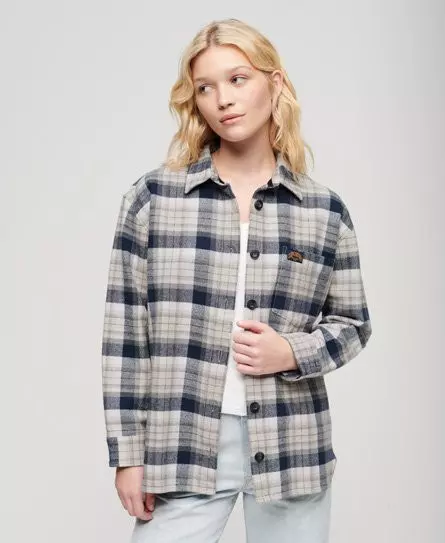 Superdry Women's Check Flannel Overshirt -