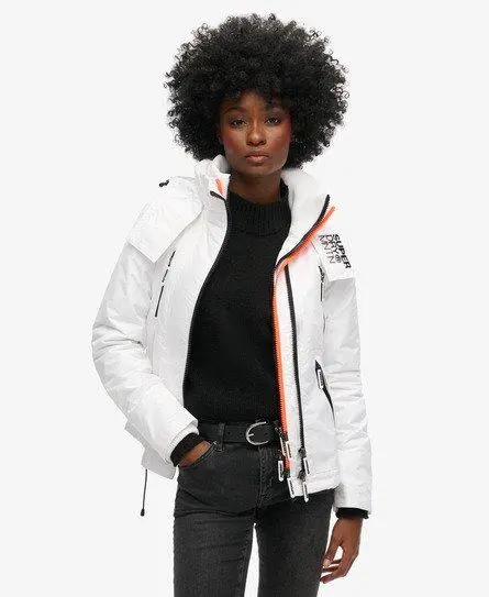 Superdry Women's Mountain Sd-windcheater Jacket White / Optic - 