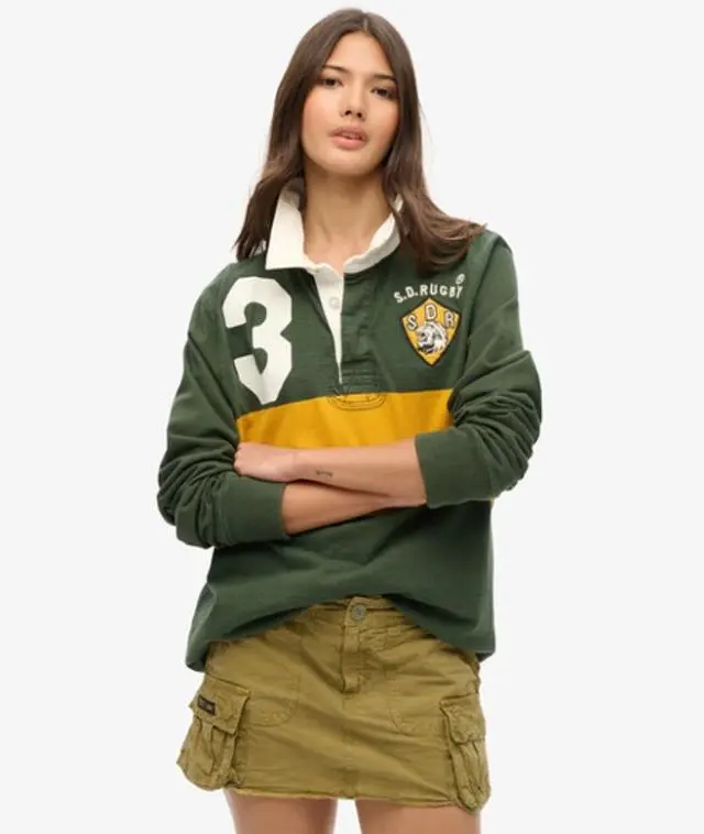 Superdry & Co Women's Utility Parachute Skirt Green / Dark Sage Green - 