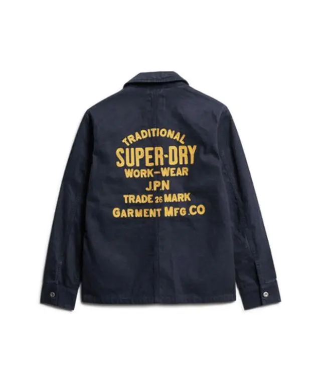 Superdry & Co Women's Canvas Chore Jacket Navy / Eclipse Navy - 