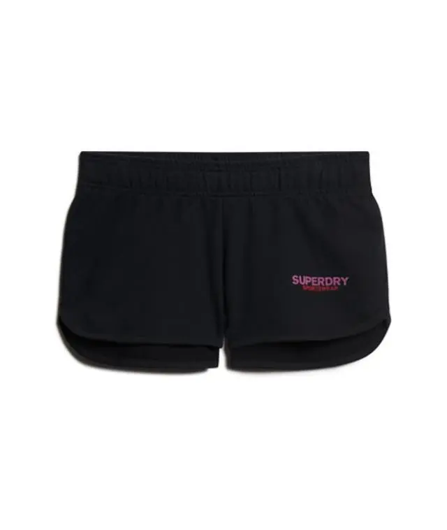 Superdry Women's Sportswear Logo Racer Shorts Black - 