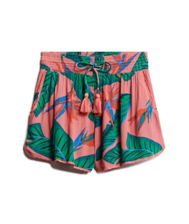 Superdry Women's Beach Shorts Pink / Pink Paradise - 