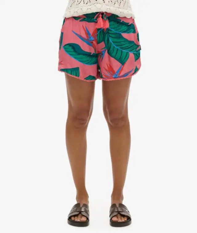 Superdry Women's Beach Shorts Pink / Pink Paradise - 