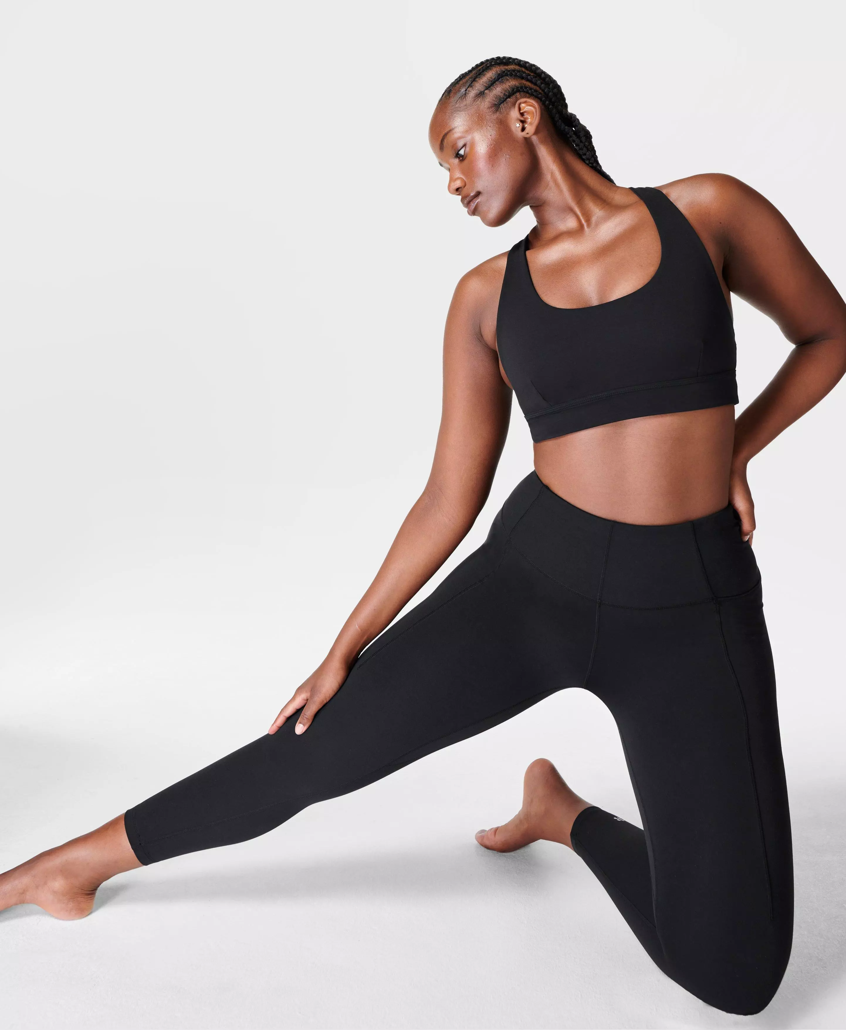 Pockets For Women - Sweaty Betty Super Soft 7/8 Yoga Leggings, Black,  Women's