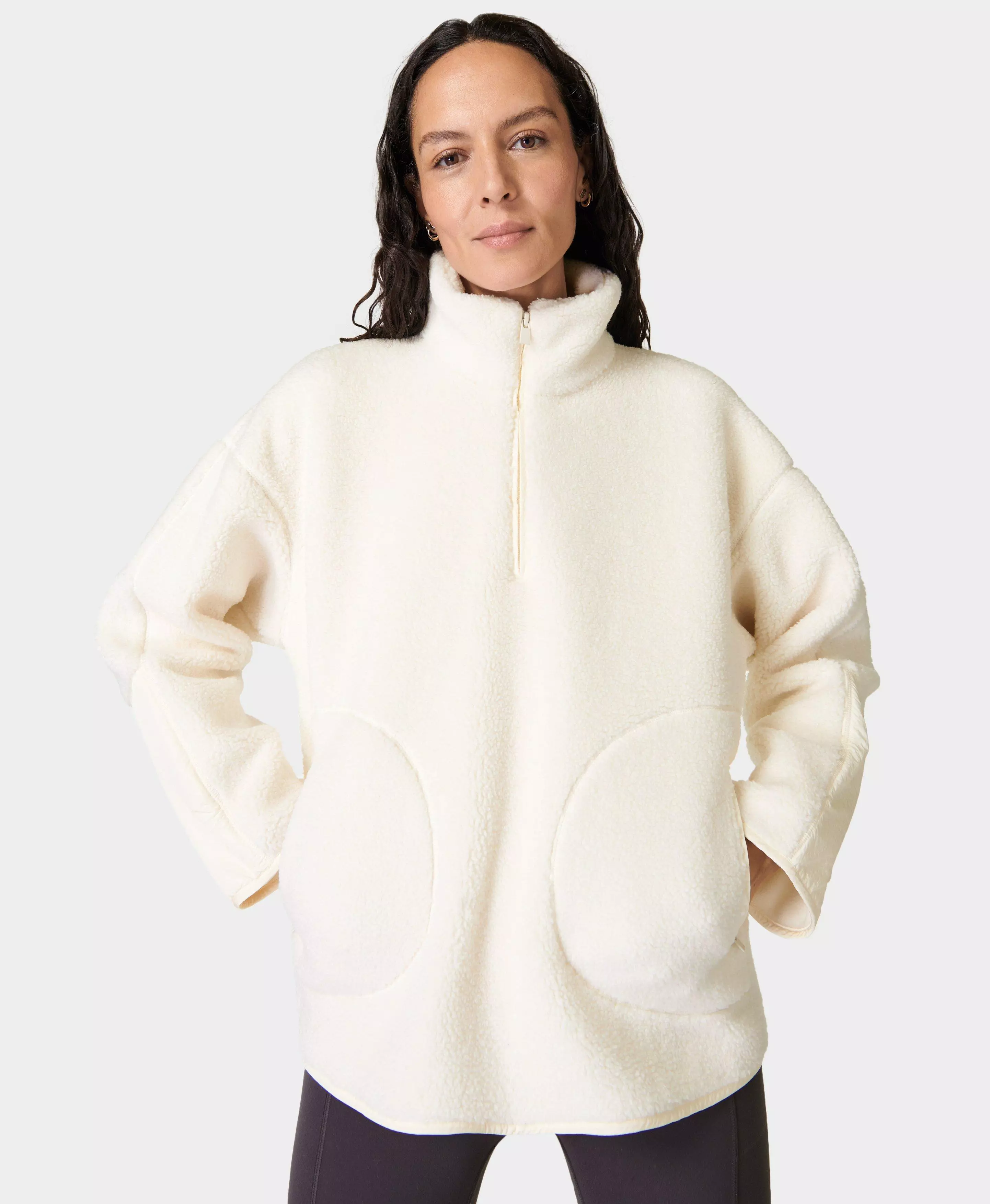 Women's plush fleece pullover new arrivals