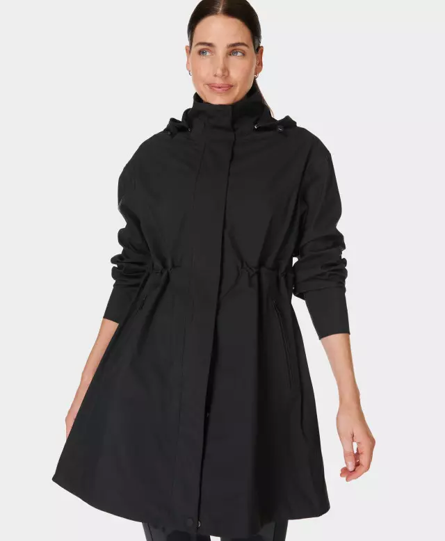 Sweaty Betty Guide Waterproof Parka, Black