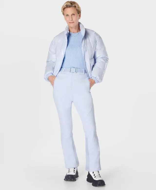 Sweaty Betty Power High Waist Sculpting Salopettes, Blue