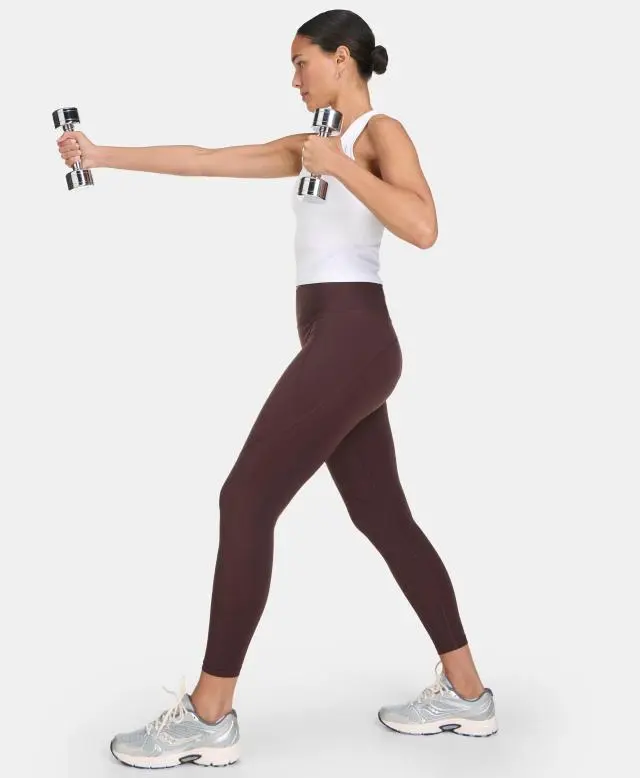 Sweaty Betty Power 7/8 Gym Leggings, Brown