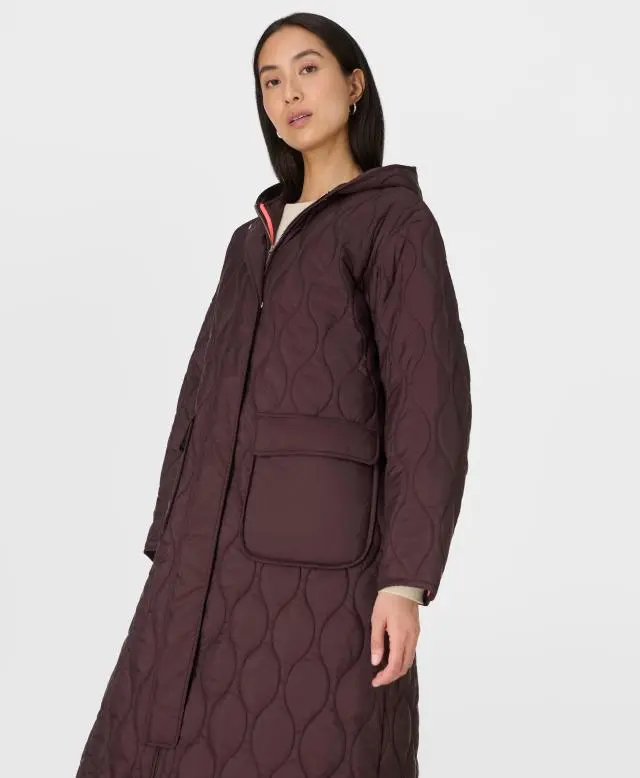 Sweaty Betty On The Move Parka, Brown