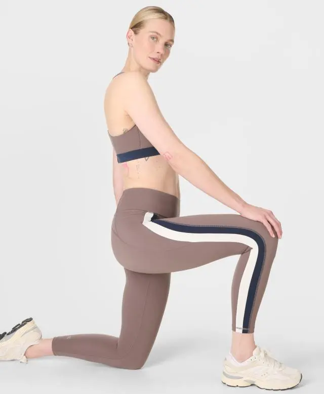 Sweaty Betty Power 7/8 Trio Stripe Gym Leggings, Multi