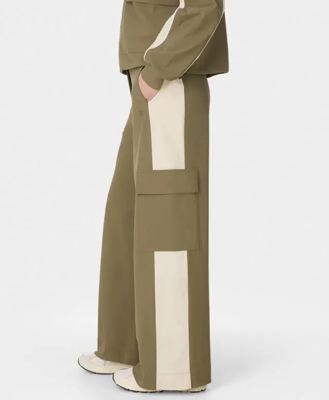 Sweaty Betty Explorer Wide Leg Cargo Trousers, Multi