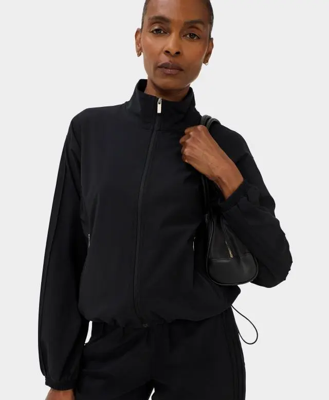 Sweaty Betty Power On Studio Zip Up, Black