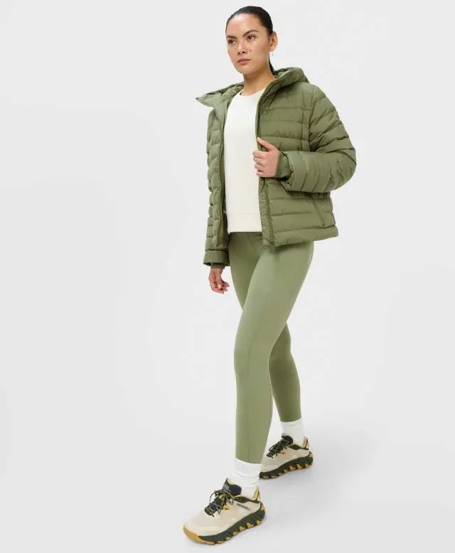 Sweaty Betty Nimbus Lightweight Short Puffer, Green
