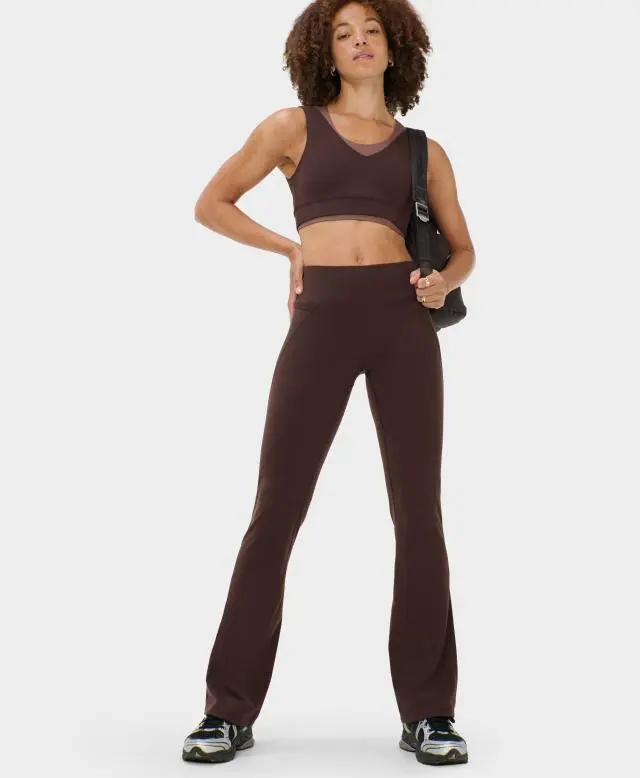 Sweaty Betty Power 30" Bootcut Workout Trouser, Brown