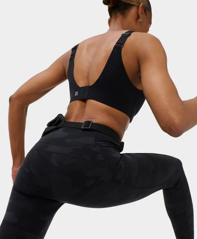 Sweaty Betty Power Piping Workout Leggings, Black