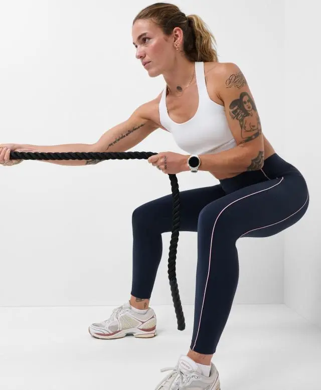 Sweaty Betty Power UltraSculpt Piping Leggings, Blue