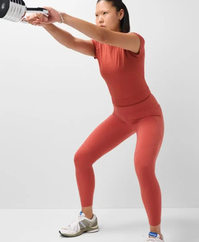 Sweaty Betty Power 7/8 Workout Leggings, Red