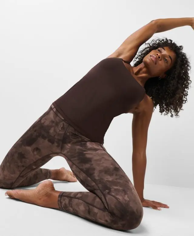 Sweaty Betty Super Soft 7/8 Yoga Leggings, Brown