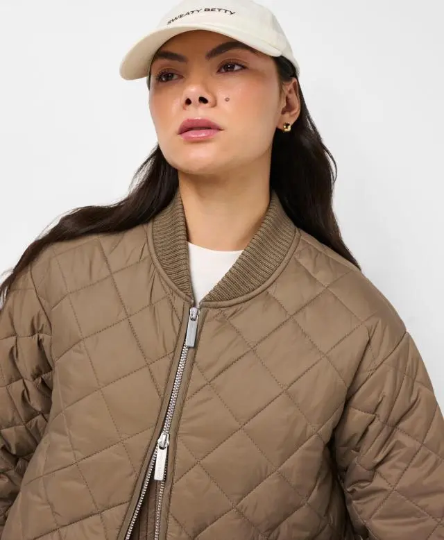 Sweaty Betty On The Move Parka, Brown