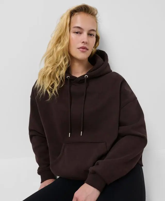 Sweaty Betty Premium Brushed Classic Hoody, Brown