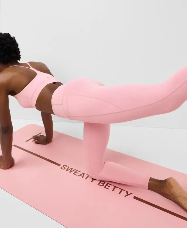 Sweaty Betty Ultimate Move 7/8 Marl Leggings, Pink