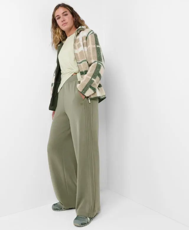 Sweaty Betty Sand Wash Wide Leg Pintuck Trouser, Green