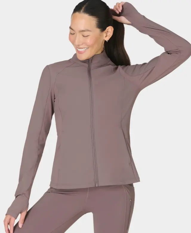 Sweaty Betty Winter Power Softshell Jacket, Brown