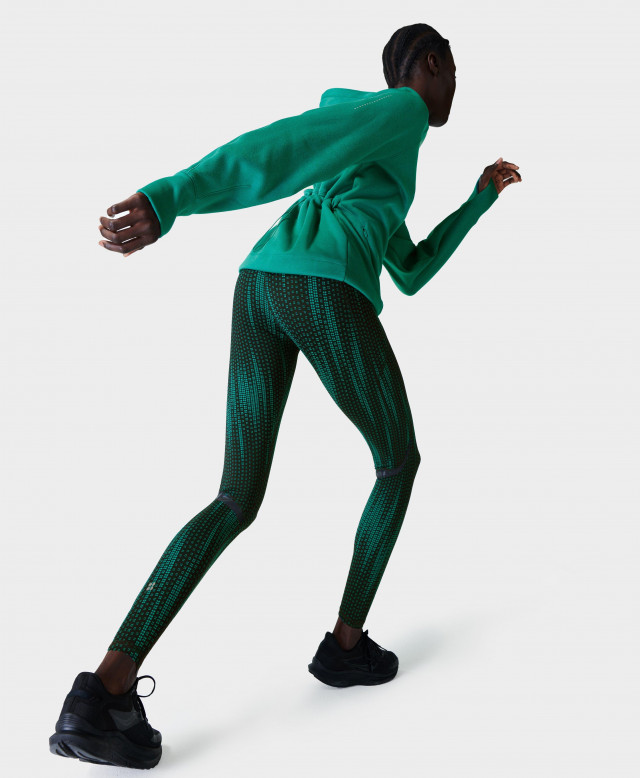 Pockets For Women - Sweaty Betty Zero Gravity High-Waisted Running Leggings,  Green, Women's