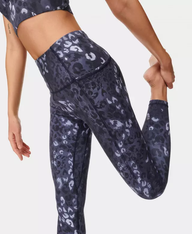 Sweaty Betty Super Soft 7/8 Yoga Leggings, Blue
