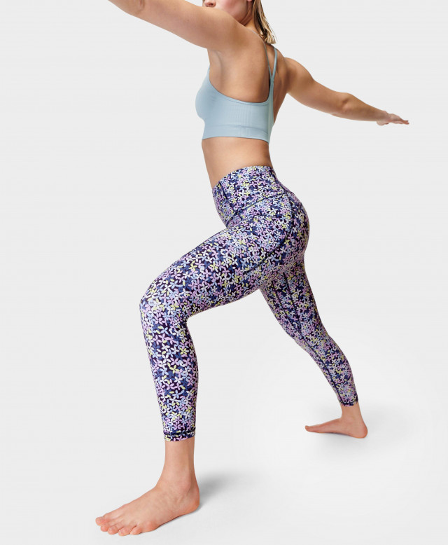 Sweaty Betty Super Soft 7/8 Yoga Leggings, Purple, Women's