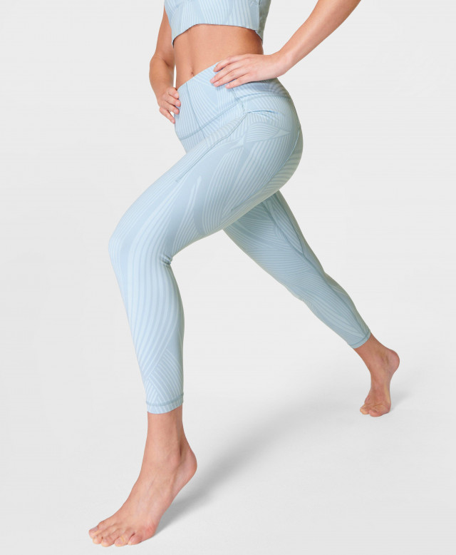 Pockets For Women - Sweaty Betty Super Soft Yoga Leggings, Blue, Women's