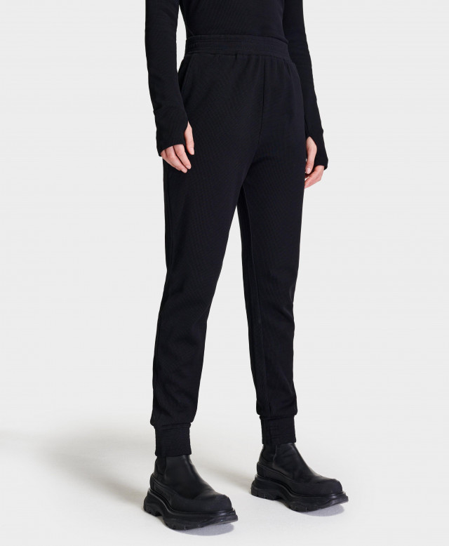 Sweaty Betty Relaxed Waffle Jogger, Black, Women's