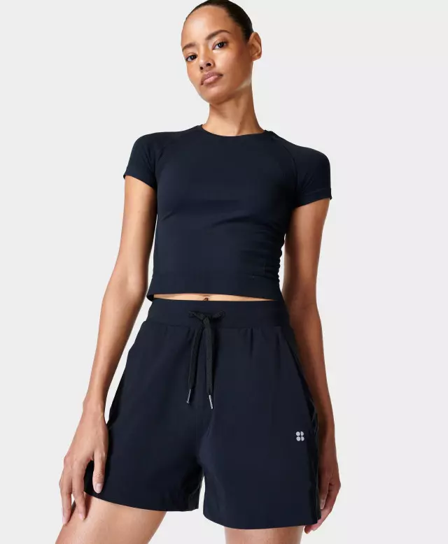 Sweaty Betty Explorer Shorts, Black, Women's