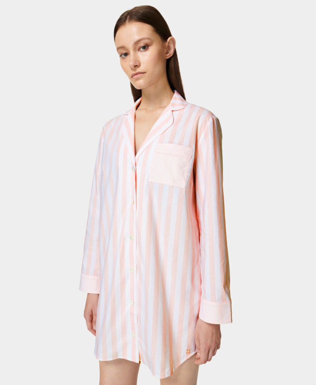 Sweaty Betty Restful Sleep Shirt Powered by Brrr , Pink, Women's