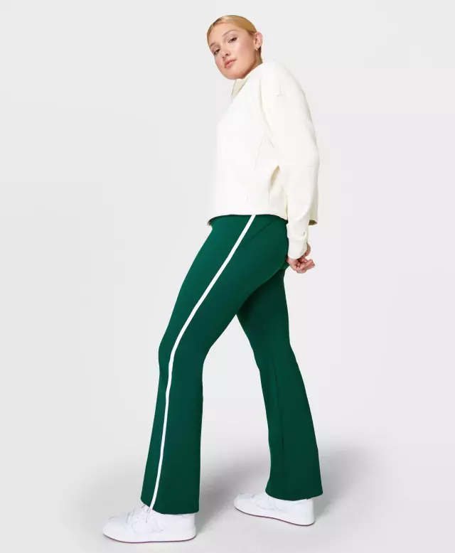 Sweaty Betty Power Contour Bootcut Trousers, Green