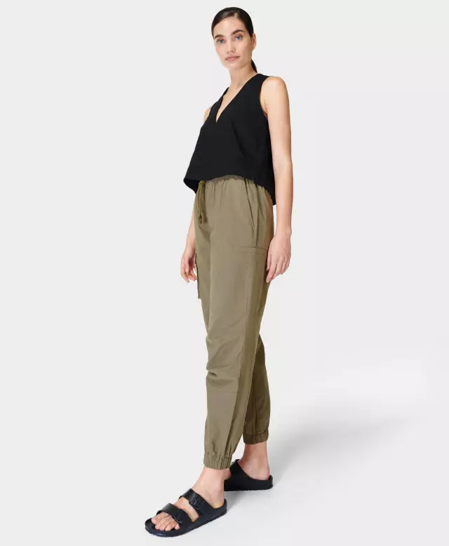 Sweaty Betty Quinn Cargo Trousers, Green