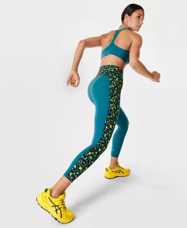 Pockets For Women - Sweaty Betty Super Soft Ribbed 7/8 Yoga Leggings, Blue,  Women's