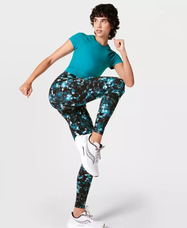 Pockets For Women - Sweaty Betty Aerial Power UltraSculpt High-Waisted  Leggings, Blue, Women's