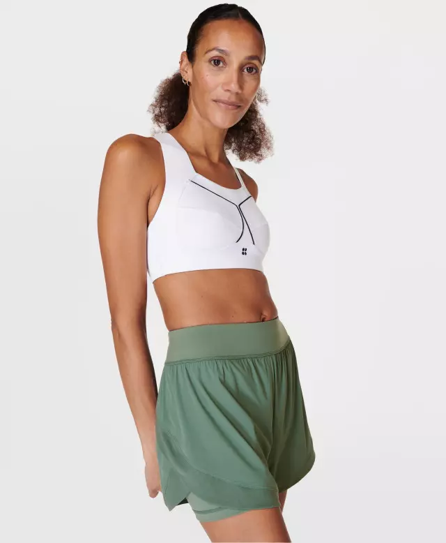 Sweaty Betty Tempo Run Shorts, Green