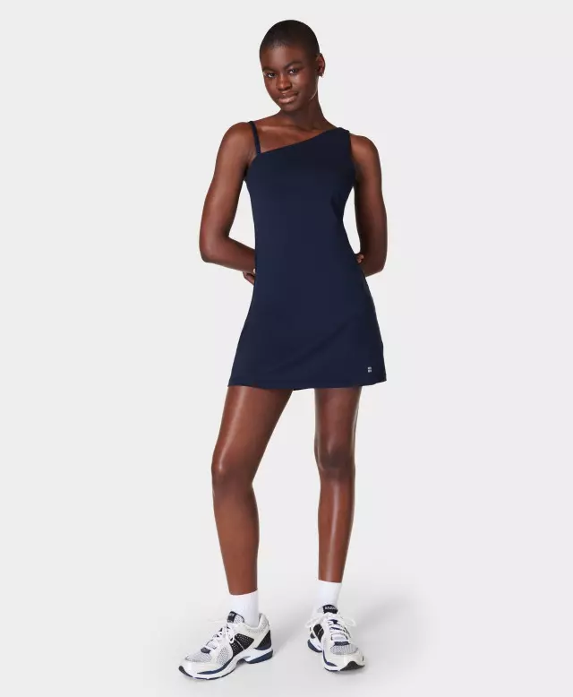 Sweaty Betty All Round Asymmetric Dress, Blue